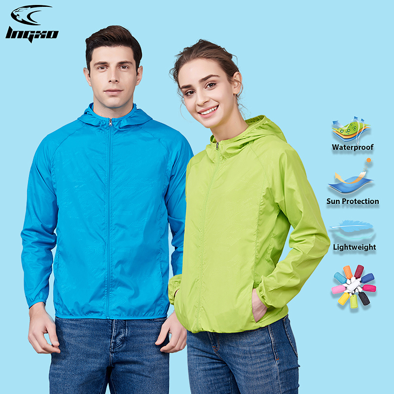 Outdoor Sport Windbreaker - LNGXO Unisex Hiking Jacket Men Women