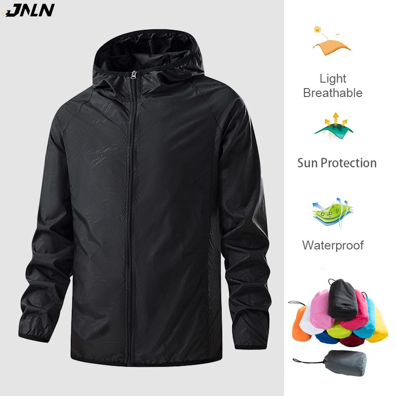 Outdoor Sport Windbreaker - JNLN Unisex Hiking Jackets Waterproof Sun