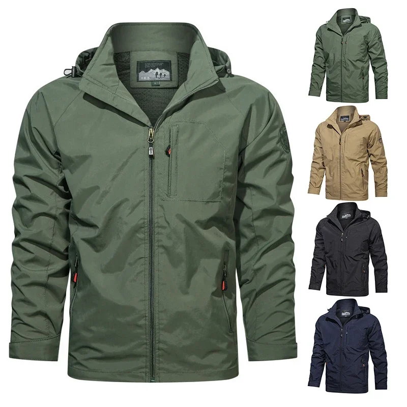 Outdoor Sport Windbreaker - Autumn Waterproof Hiking Camping Tactical Jacket