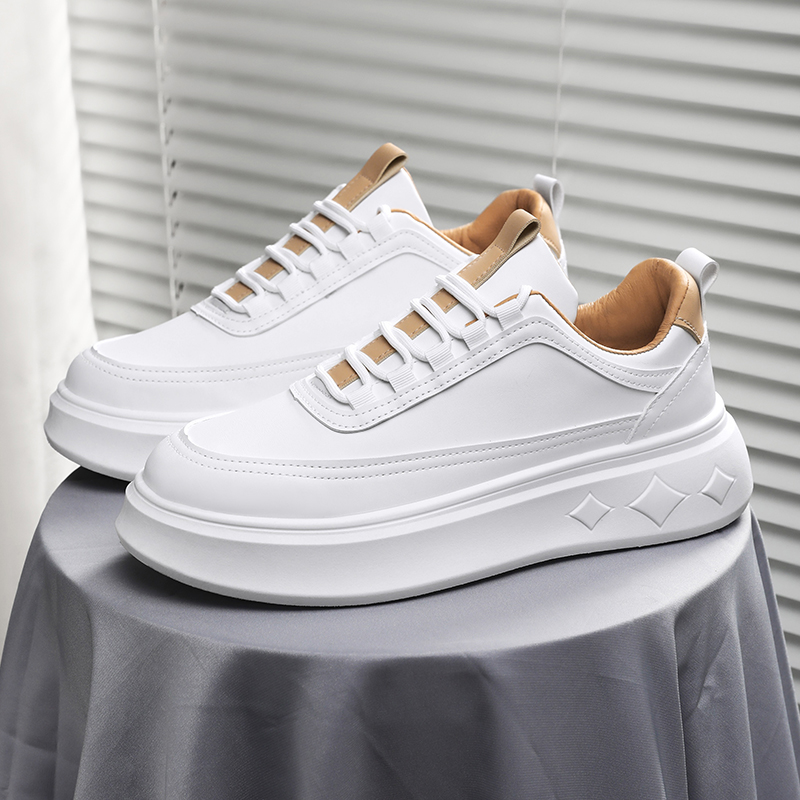 Outdoor Sport Lights - Fashion White Men Casual Sneakers Outdoor