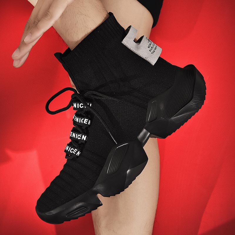 Outdoor Sport Outlet - Plus Size Hightop High-soled Men Sport