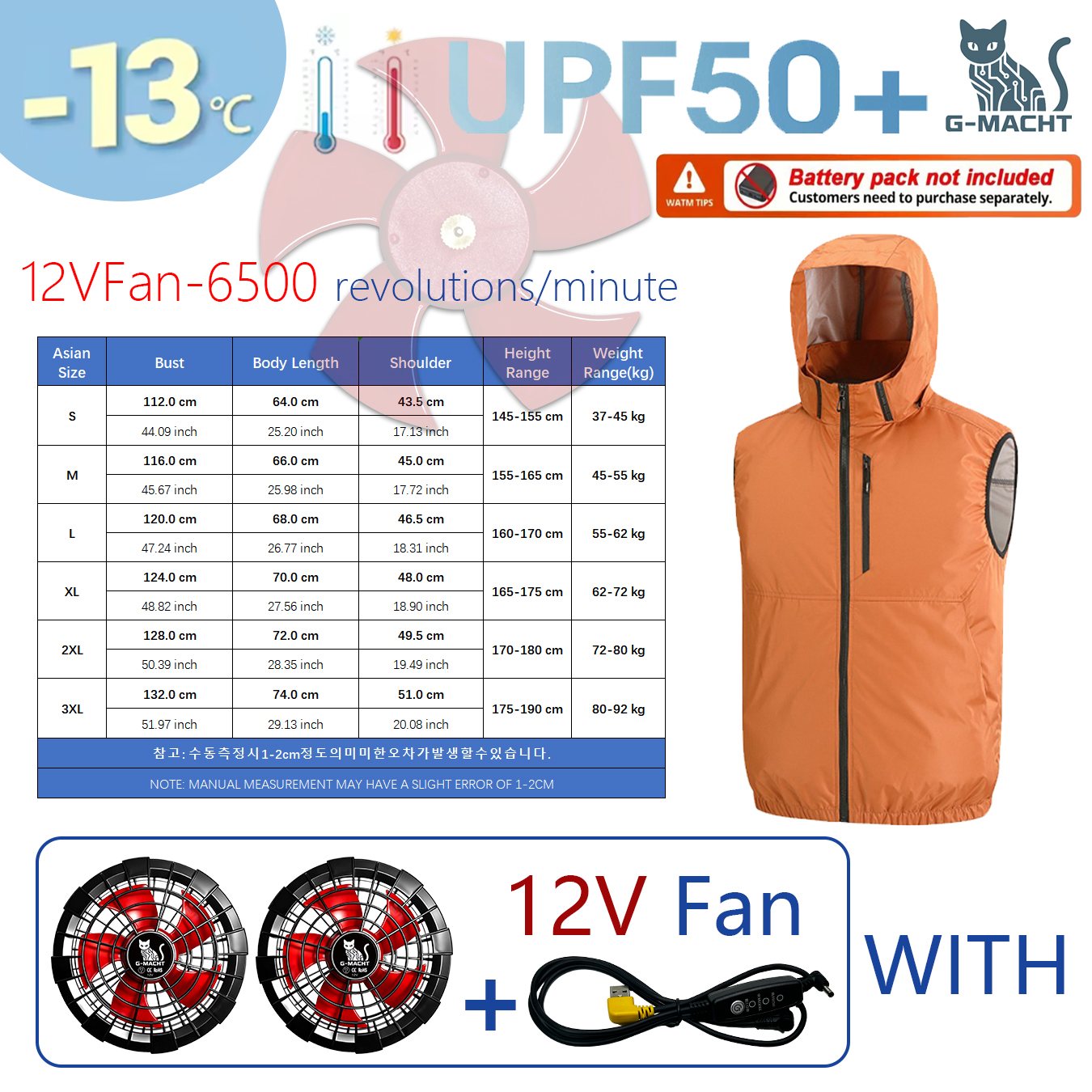 Summer Sport 12V/5V Fan Air Co - Outdoor Sport Windbreaker recensie en prijs