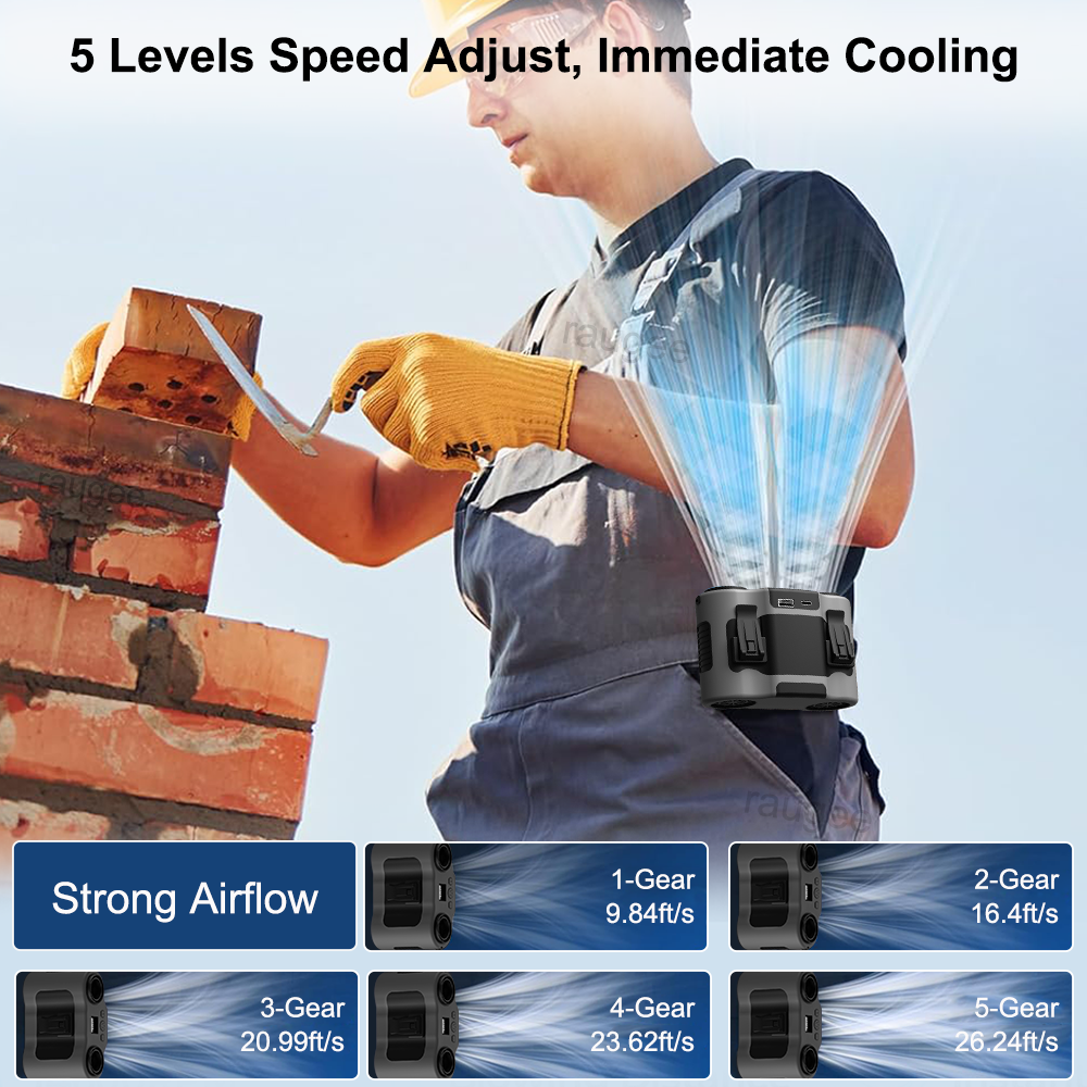20000Mah Waist Fan Portable Cl - Outdoor Sport Outlet recensie en prijs