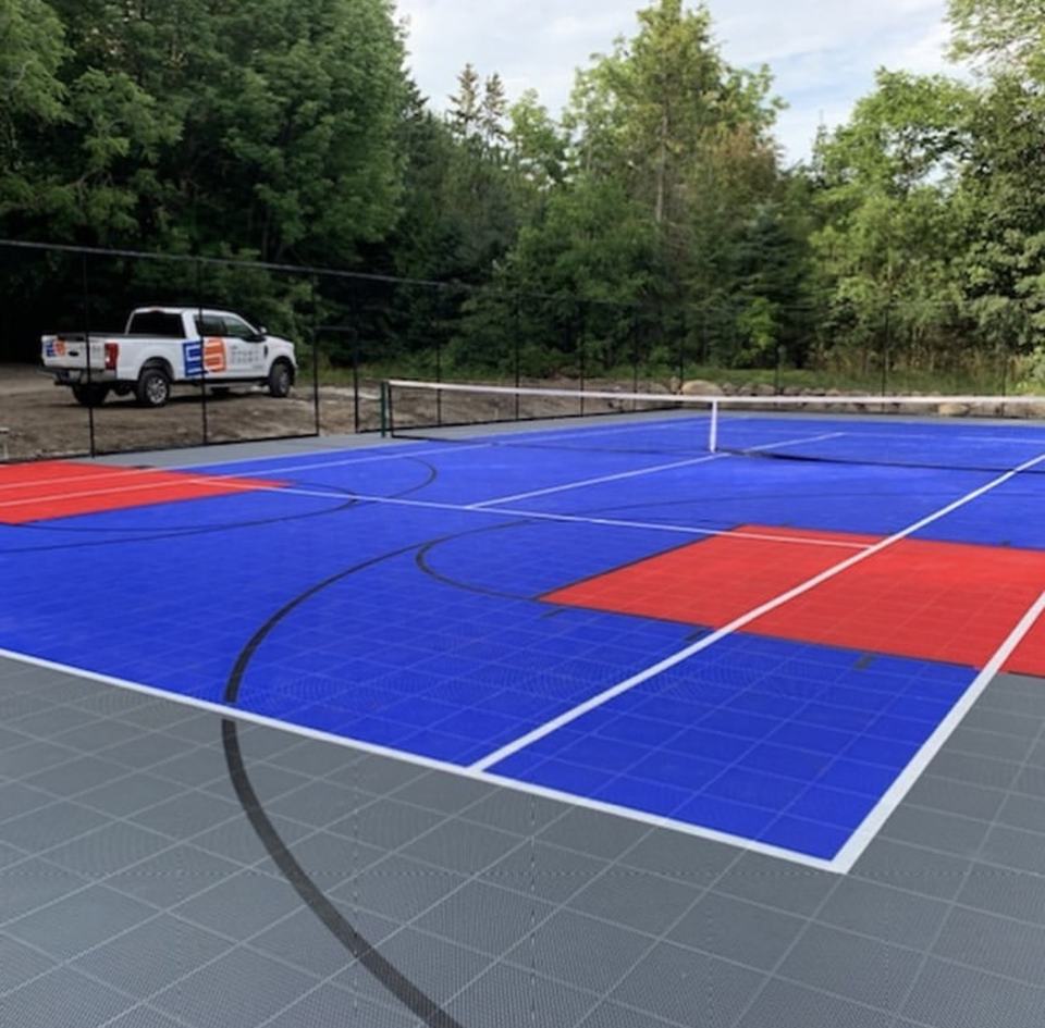 Eco-Friendly Plastic Custom Lo - Outdoor Sport Court Tiles recensie en prijs