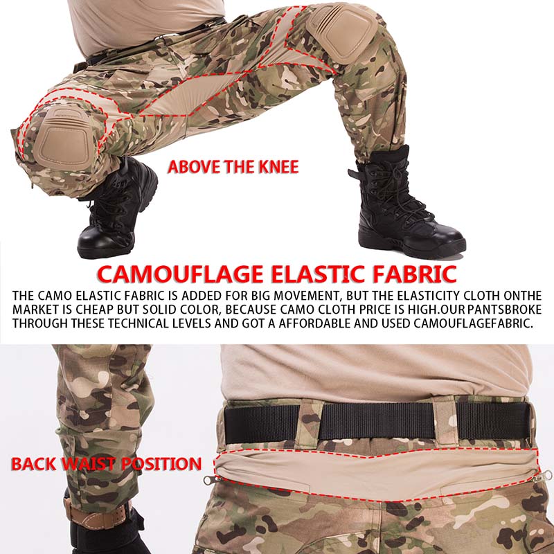 G3 Combat Pants +Pads Elastic  - Outdoor Sport Climbing Gear recensie en prijs