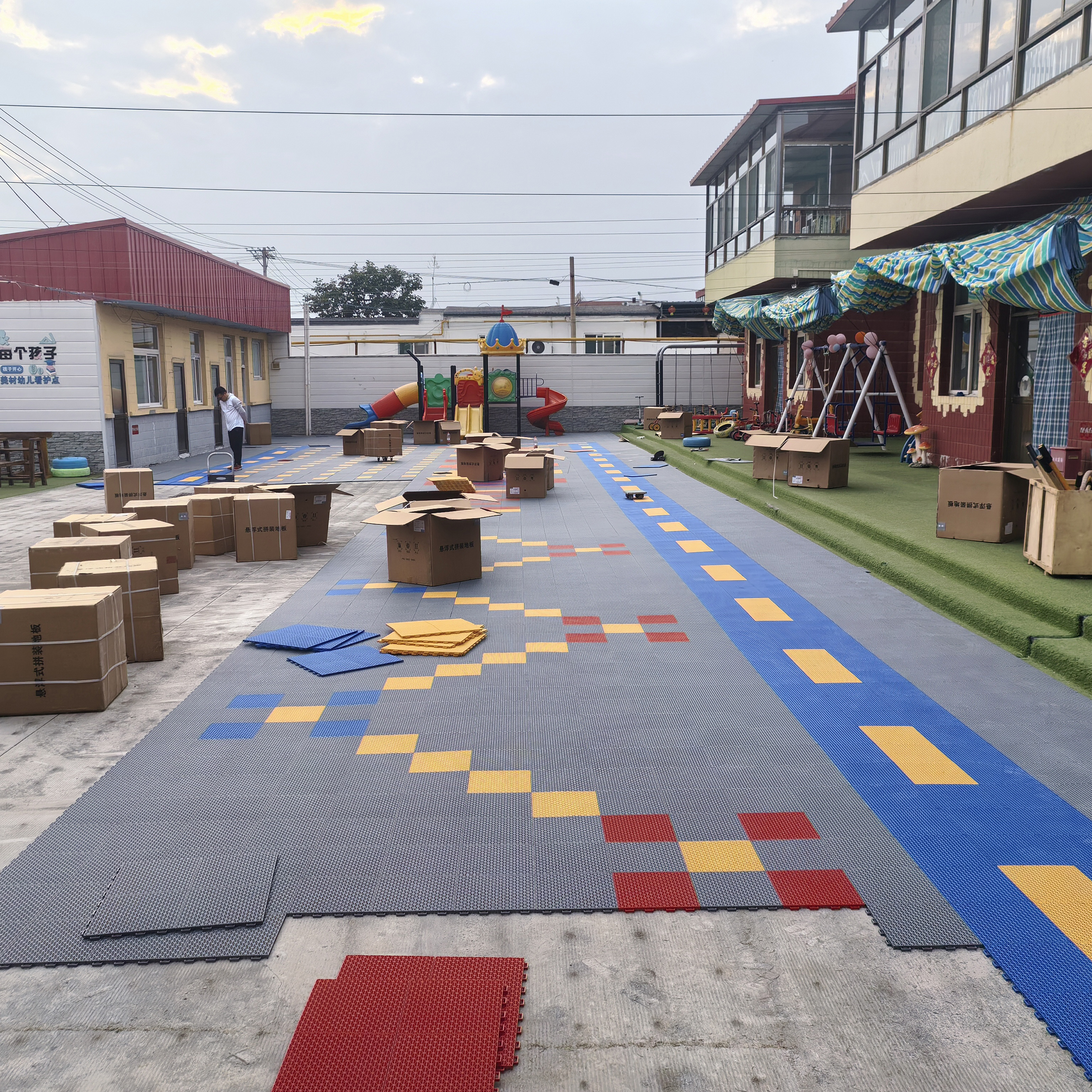 PP Plastic Custom Logo Outdoor - Outdoor Sport Court Tiles recensie en prijs