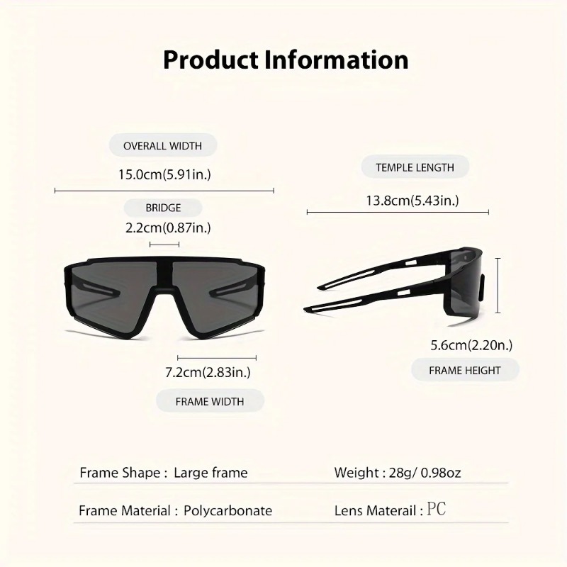 2pcs Men's Oversized Cycling S - Outdoor Sport Gear recensie en prijs