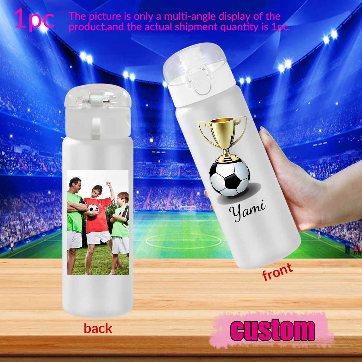 1pc custom photo name 780ml/26 - Outdoor Sport Name recensie en prijs