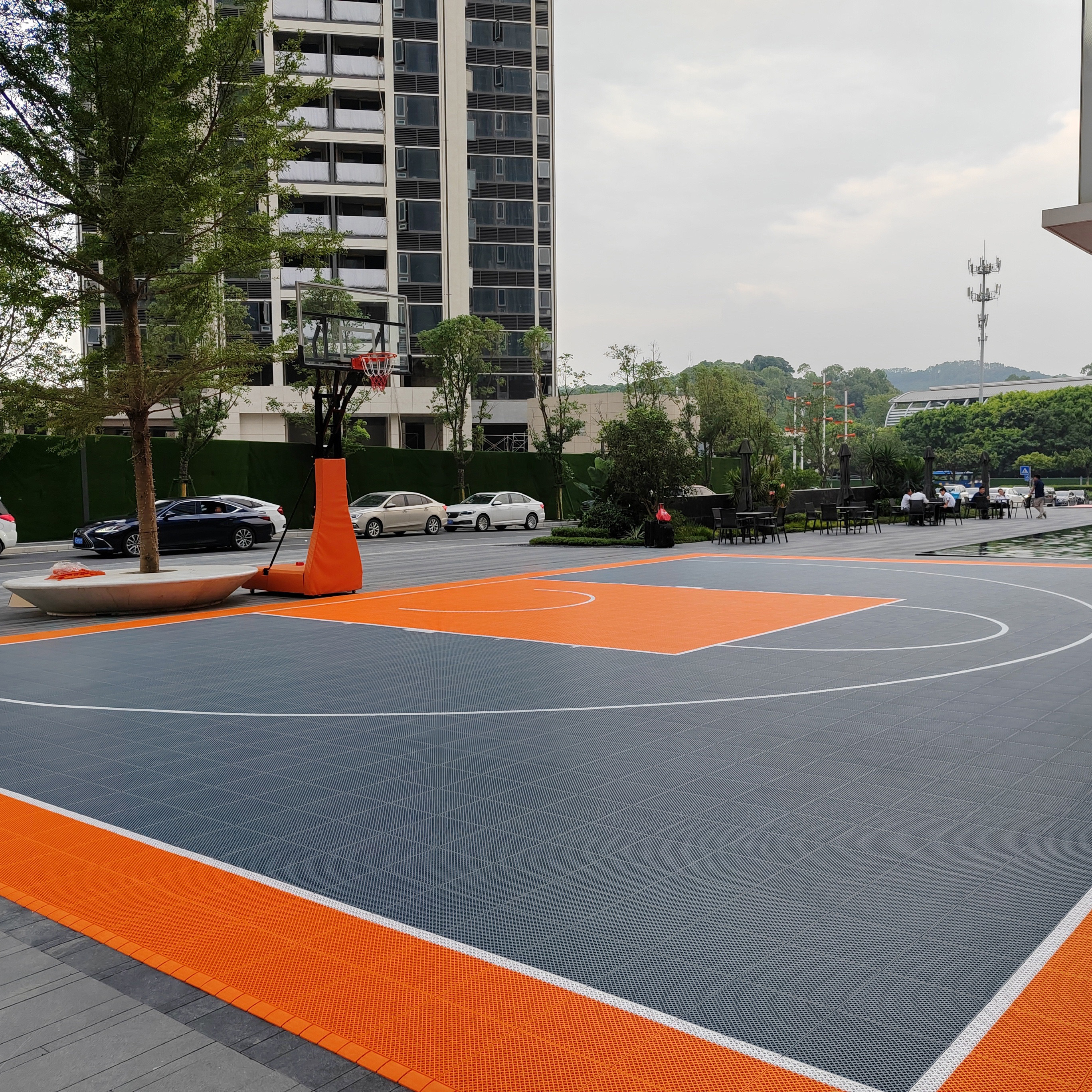 OEM Customized Indoor/Outdoor  - Outdoor Sport Court Tiles recensie en prijs