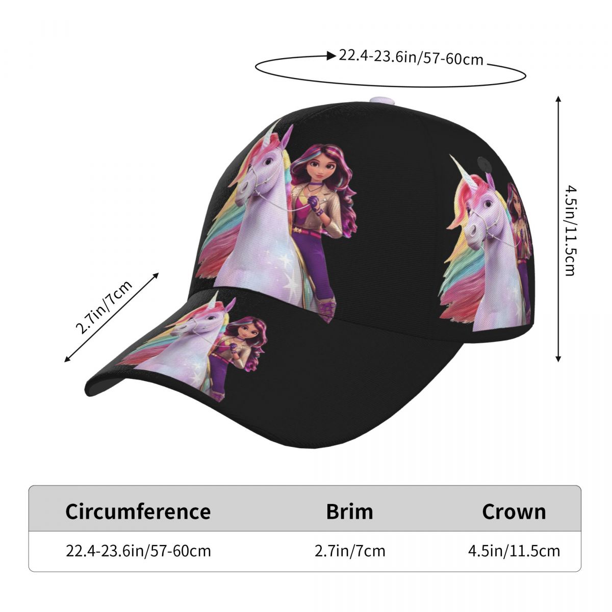 Unisex Baseball Hats Unicorn A - Academy Sports Outdoor recensie en prijs