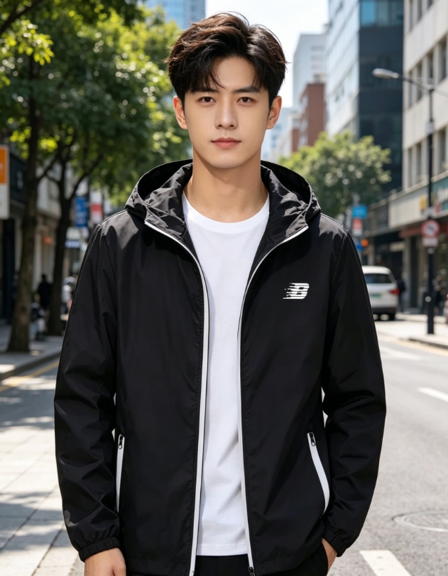 mens b logo hooded windbreaker - Outdoor Sport Windbreaker recensie en prijs